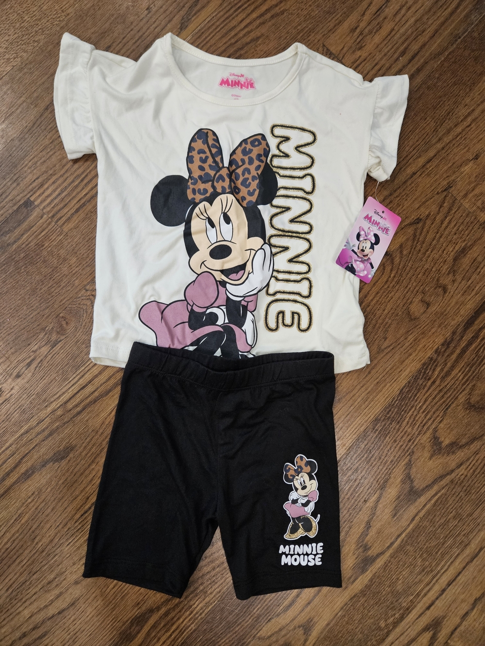 NWT Disney Minnie Mouse Toddler Set 4T